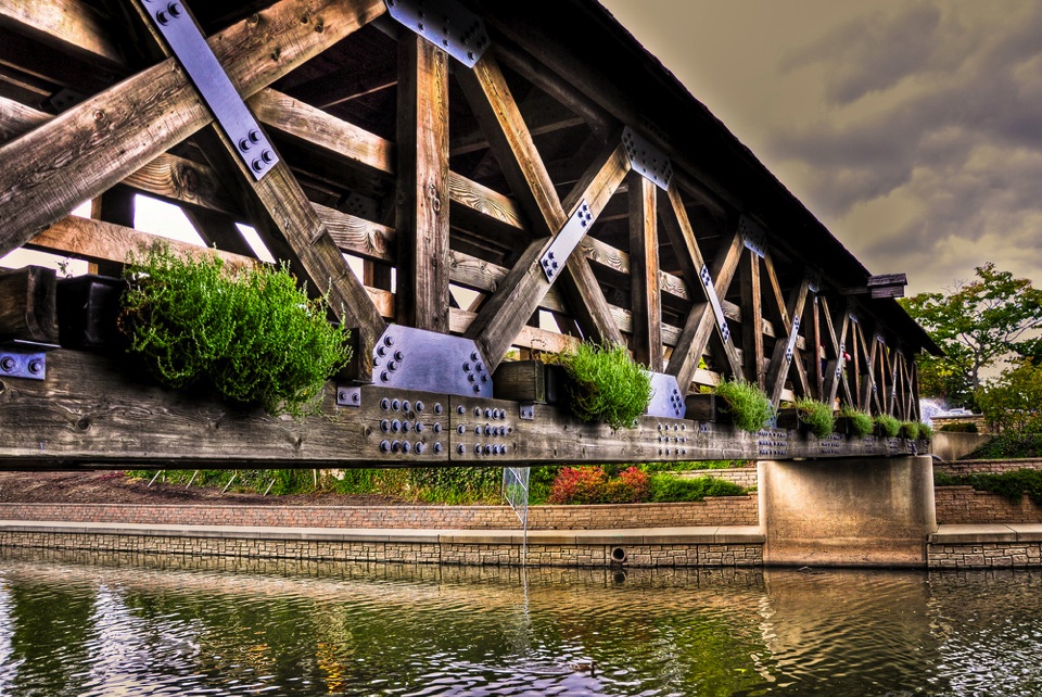 Naperville covered bridge