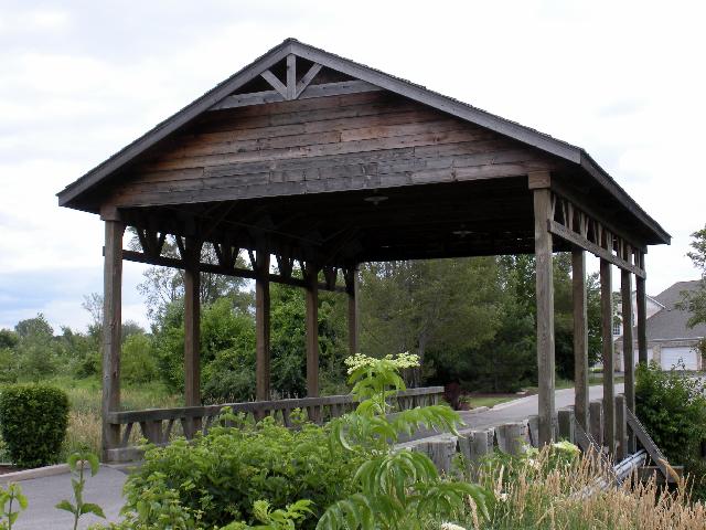 NEW covered bridge in Illinois