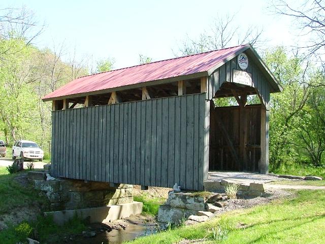 blue bird farm covered bridge