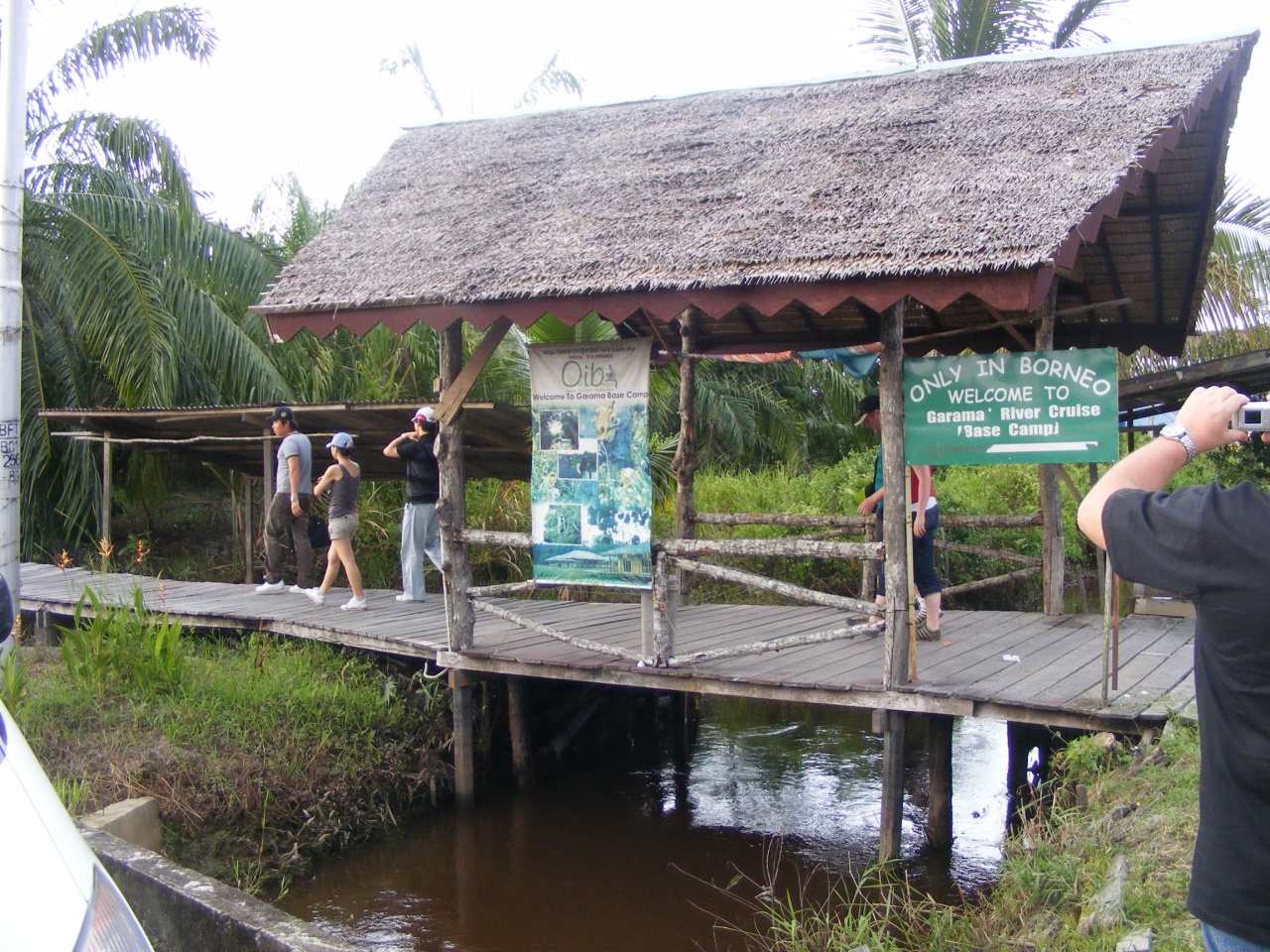 covered bridge in Beaufort Sabah, Malaysia