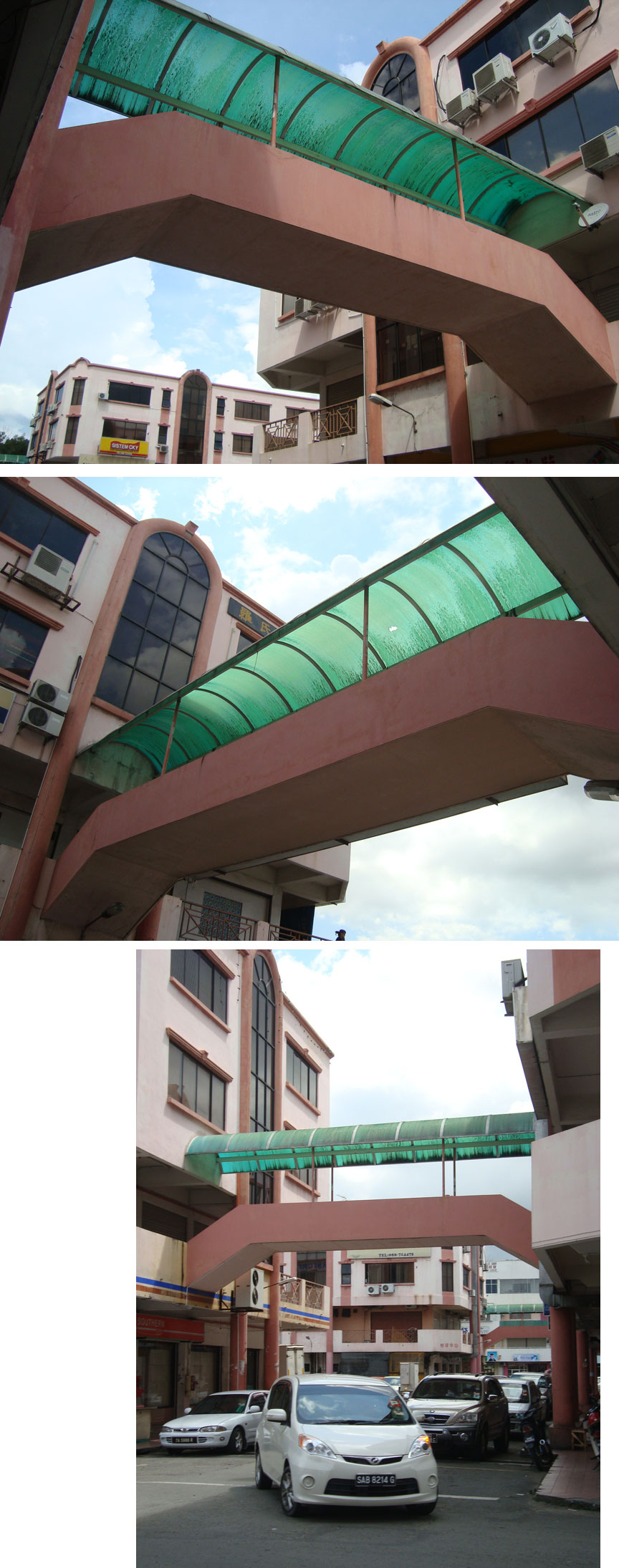 Penampang covered birdge walkway