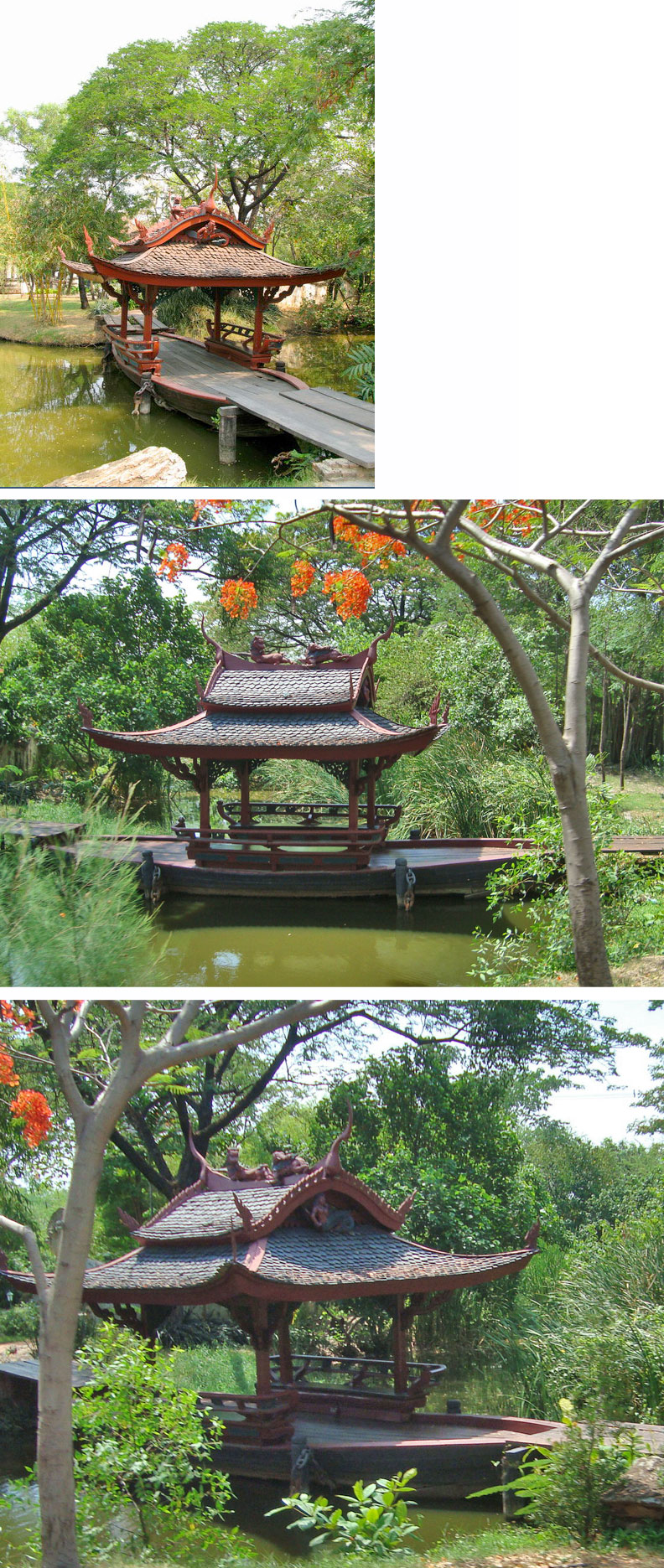 Thailand covered bridge